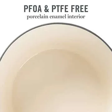 Martha Stewart 7 QT Enamel Cast Iron Dutch Oven