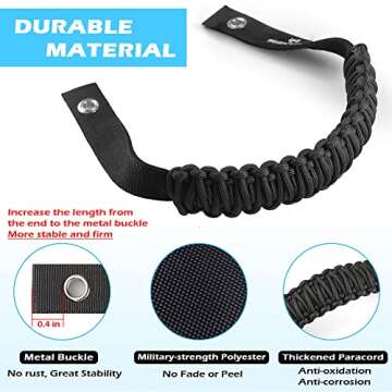 Durable 4 Pack Grab Handles for Ford Bronco 2021-2024