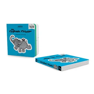 Little Elephants Bilingual Book for Toddlers and Babies