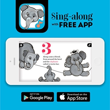 Little Elephants Bilingual Book for Toddlers and Babies