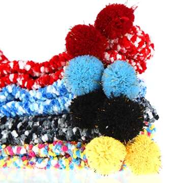 SATINIOR 4 Pairs Valentine's Day Cupcake Socks Gifts for Women Girl Fuzzy Fluffy Sock DIY Present Socks Birthday Gifts