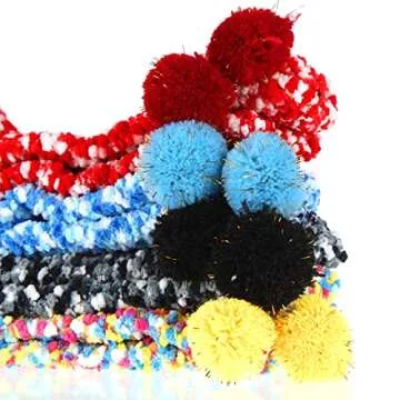 SATINIOR 4 Pairs Valentine's Day Cupcake Socks Gifts for Women Girl Fuzzy Fluffy Sock DIY Present Socks Birthday Gifts