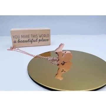 Bunny Necklace - Stunning Rose Gold Jewelry for Women