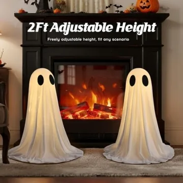 2Packs Halloween Ghost Kit - Upgraded Fabric & Timer Control