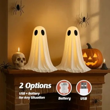 Stylish 2Packs Halloween Ghost Decorations Kit