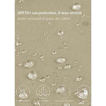 BALEAF Women's Hiking Pants Quick Dry Water Resistant Lightweight Joggers Pant for All Seasons Elastic Waist Suntan Size XL