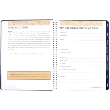 Final Wishes Planner Organize Belongings Business Affairs