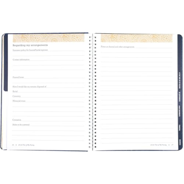 Final Wishes Planner Organize Belongings Business Affairs
