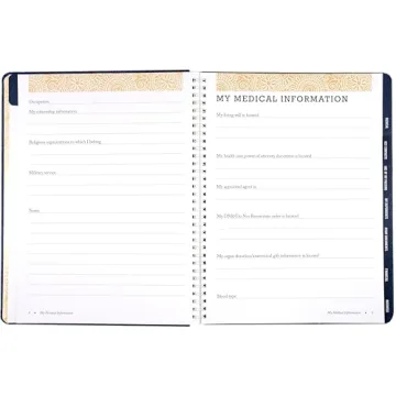 Final Wishes Planner Organize Belongings Business Affairs