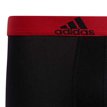 adidas Youth Performance Microfiber Boxer Briefs 4-Pack