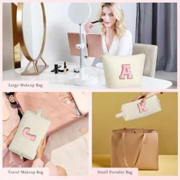 YOOLIFE Corduroy Makeup Bags for Women - Perfect Gift Idea