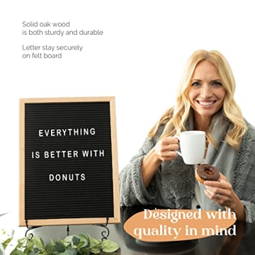 TrendArti Felt Letter Board with 680 Letters & Custom Messages