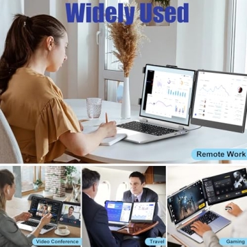 KEFEYA 14" FHD Laptop Monitor Extender for Dual Screen