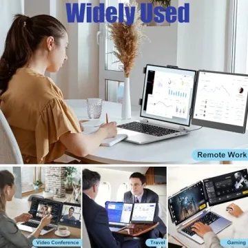 KEFEYA 14" FHD Laptop Monitor Extender for Dual Screen