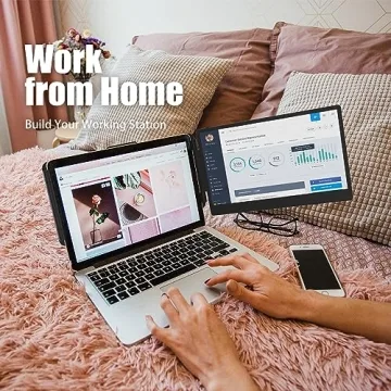 KEFEYA 14" FHD Laptop Monitor Extender for Dual Screen