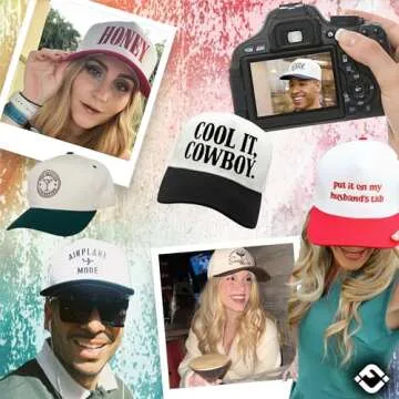 Funky Junque Vintage Adjustable Trucker Hat for Men