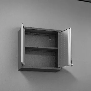 Durable Stylish Secure Floating Garage Storage Cabinet