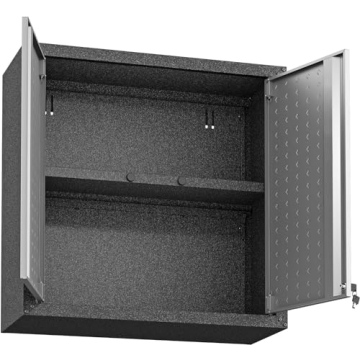 Durable Stylish Secure Floating Garage Storage Cabinet