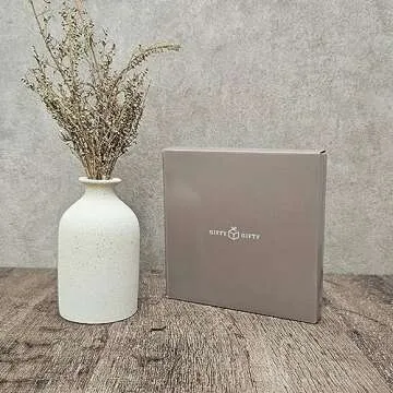 GIFTY GIFTY Square Spring Blossom Photo Frame / 3.5x3.5 In | For Vertical Display on Tabletops | Perfect for Home Decor, Wedding, Vacation, Graduation, Or Any Milestone Photos (Gold)