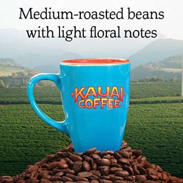 Kauai Coffee Koloa Estate Medium Roast - Whole Bean, 32 oz Package