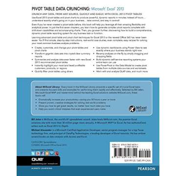 Excel 2013 Pivot Table Data Crunching (MrExcel Library)