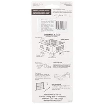Prime-Line U 10366 Deluxe Door Knocker in Satin Nickel - Stylish & Durable