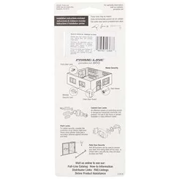 Prime-Line U 10366 Deluxe Door Knocker in Satin Nickel - Stylish & Durable
