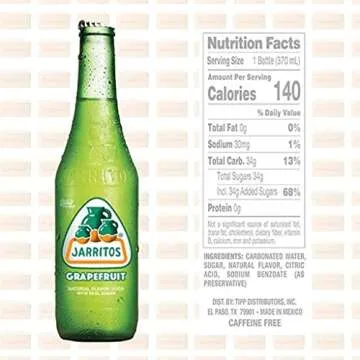 QUALITATT 10 Jarritos Mexican Soft Soda Drink Variety Pack Glass Bottle 12 fl oz 12 Pack by Qualitatt