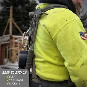 MagMaster | Magnetic Tool Holder - Strong Clip-On Belt Magnet Holster for Screws, Nails, Hammer, Sockets, Pliers, Screw Driver, Trowel, Drill Bit, Wrench, or Any Magnetic Tools and Hardware