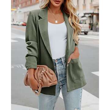 FERBIA Women's Casual Blazer Jackets - Stylish & Versatile Workwear
