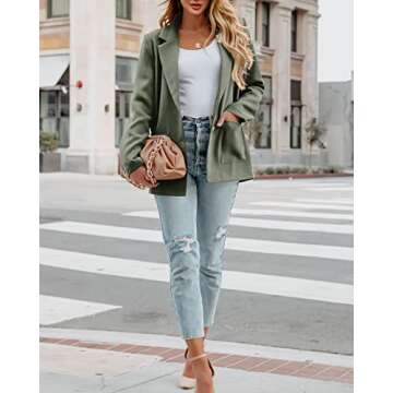 FERBIA Women's Casual Blazer for Stylish Workwear