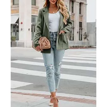 FERBIA Women's Casual Blazer for Stylish Workwear