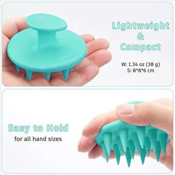 FREATECH Silicone Scalp Massager for All Hair Types