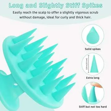 FREATECH Silicone Scalp Massager for All Hair Types