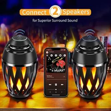 AOLWEEC Flame Light Portable Bluetooth Speaker - All Occasions