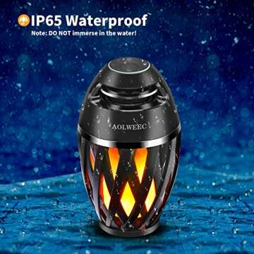 AOLWEEC Flame Light Portable Bluetooth Speaker - All Occasions