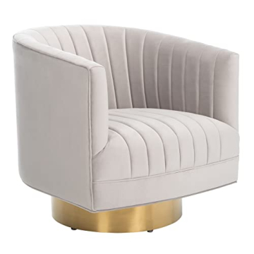 Elegant SAFAVIEH Couture Josephine Swivel Barrel Chair