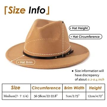 Stylish Lisianthus Women Fedora Hat in Camel for All Occasions