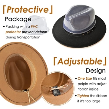 Stylish Lisianthus Women Fedora Hat in Camel for All Occasions