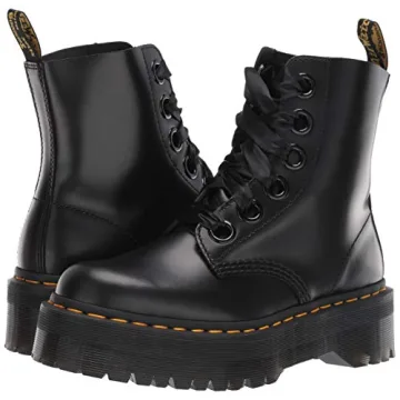 Stylish Dr. Martens Women's Molly Boots in Black Buttero