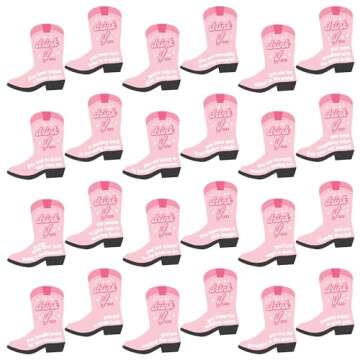 Last Rodeo Drink If Game for Pink Cowgirl Parties - 24 Count