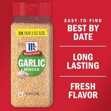 Flavor-Packed McCormick Minced Garlic, 9 oz for Every Cook