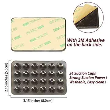 Hands-Free Silicone Suction Adhesive for Phone Cases