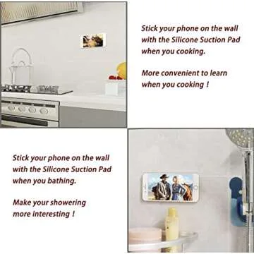 Hands-Free Silicone Suction Adhesive for Phone Cases