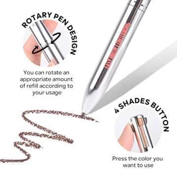 FREEORR 4 in 1 Eyebrow Contour & Highlight Pen