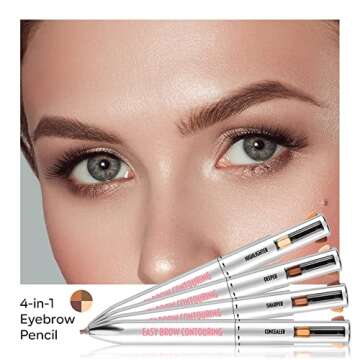 FREEORR 4 in 1 Eyebrow Contour & Highlight Pen