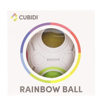 CUBIDI Rainbow Puzzle Ball | Brain Teasers for Ages 6+