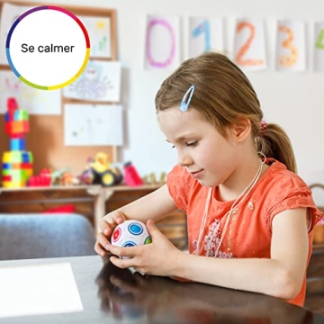 CUBIDI Rainbow Puzzle Ball | Brain Teasers for Ages 6+