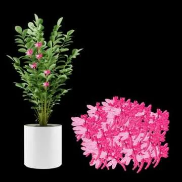 STDKDFW Plant Orchid Clip,120 PCS Dragonfly Orchid Clip, Vine Clip Plant Clip for Supporting Stems Orchid Vines Stalks Climbing Plants Grow Uprigh Portable Cute Flower (Rose Red)