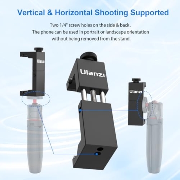 ULANZI ST-02S Aluminum Phone Tripod Mount for iPhones  & Androids